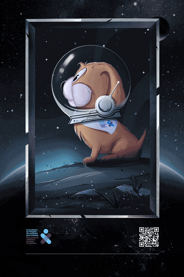 Caramel in Zero G including Caramel the Puppy stuffed animal